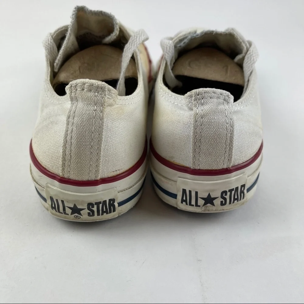 Converse All Stars Womens Size 7 White Low Top Chuck Taylor - Picture 6 of 7